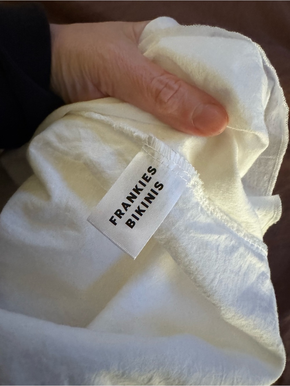 Frankie’s Bikinis Christa Mini Dress - White Size L - Picture 10 of 11